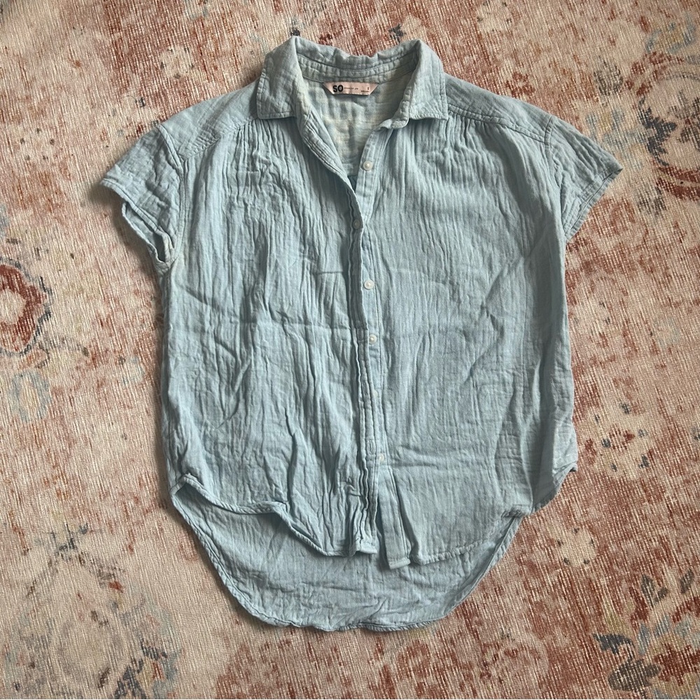 SO light blue button up